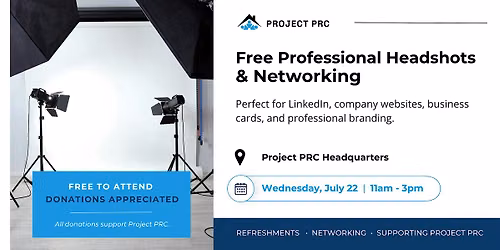 Free Professional Headshots & Networking