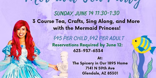 Mermaid Princess Tea Party