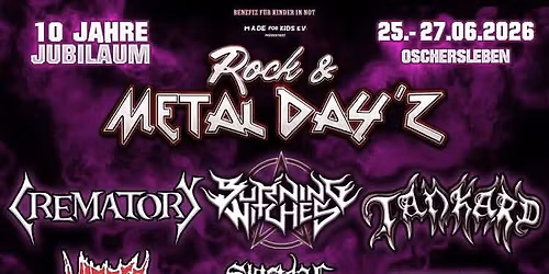 CREMATORY live Rock & Metal Dayz Oschersleben