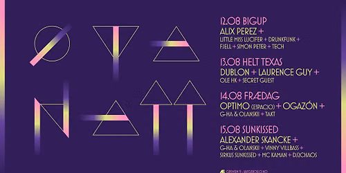 \u00d8yanatt 2026 x Jaeger: Optimo + Alix Perez + Ogaz\u00f3n + Laurence Guy + dublon + Alexander Skancke
