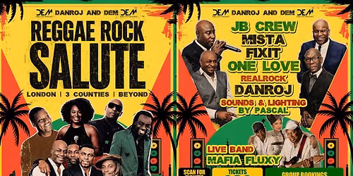 REGGAE ROCK SALUTE - London , 3 Counties , Beyond