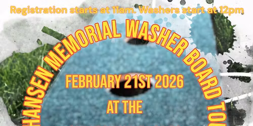 Mike Hansen Memorial Washer Board Tournament 2026