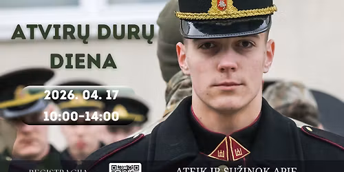 Pa\u017eink karininko keli\u0105! Atvir\u0173 dur\u0173 diena LKA 2026'