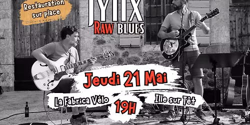 Jyiix Raw Blues en concert @La Fabrica V\u00e9lo