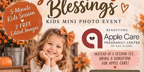 LITTLE FALL BLESSINGS \ud83e\udde1 (Kids Mini Photo Event)