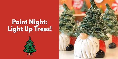 Light Up Christmas Tree Paint Night \u2728