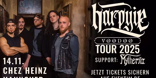 HARPYIE \u2022 Voodoo Tour 2025 \u2022 Hannover | Chez Heinz \u2022 Support: Mythemia