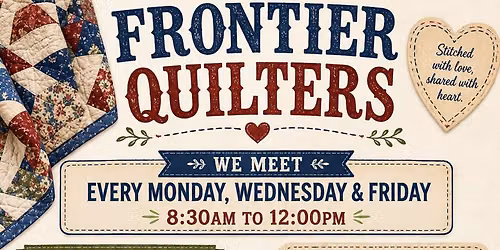 Frontier Quilters at the Frontier Senior Center 