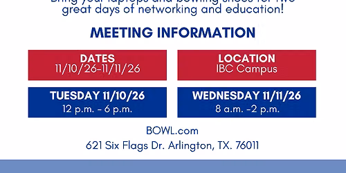 State Association Managers and Presidents Meeting - IBC November