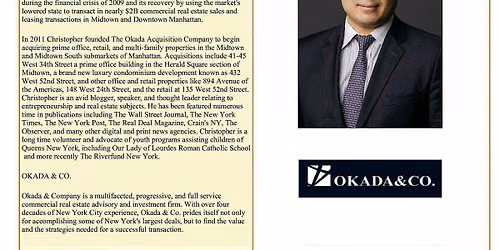AREPA Distinguished Speaker Event with Christopher Okada July 23, 2026