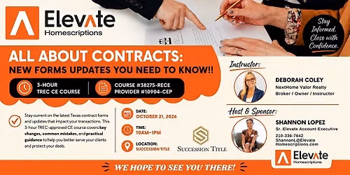 All About Contracts: The Forms You Need to Know!
