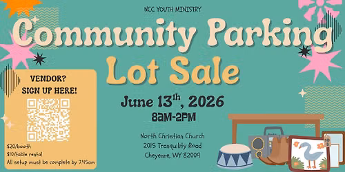 Community Parking Lot Sale