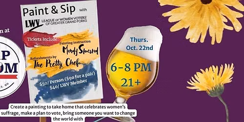 Paint & Sip- Celebrating Women's Suffrage