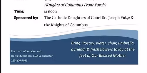 America Needs Fatima Public Square Rosary Rally