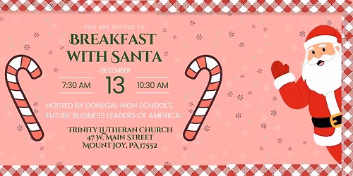 Breakfast With Santa - Hosted by Donegal FBLA