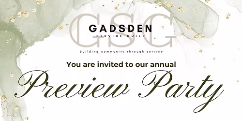 Annual Rummage Sale Preview Party