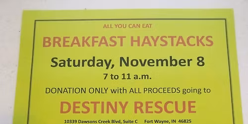 Human trafficking benefit for Destiny Rescue.