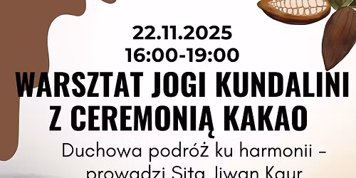Joga kundalini & ceremonia kakao