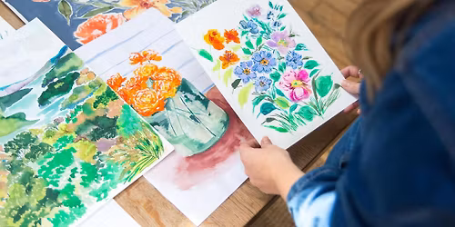 Getting to know watercolours - Leaves, Trees & Branches