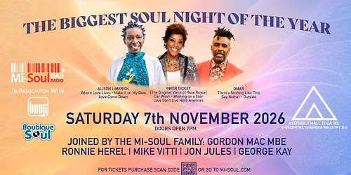THE BIGGEST SOUL NIGHT OF THE YEAR 