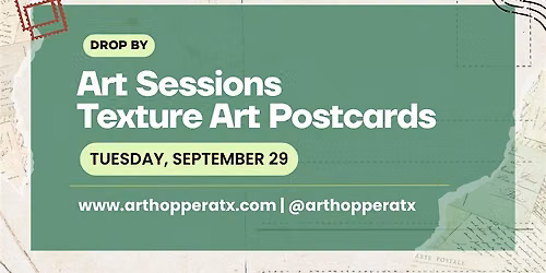 Art Sessions - Texture Art Postcards
