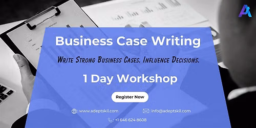 Business Case Writing Training \u2013 Charleston, SC | 1 Day Workshop
