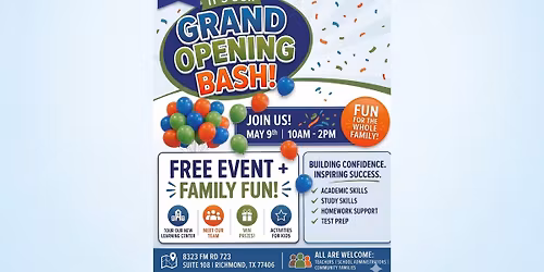 Sylvan Learning Center of Westheimer Lakes GRAND OPENING! 