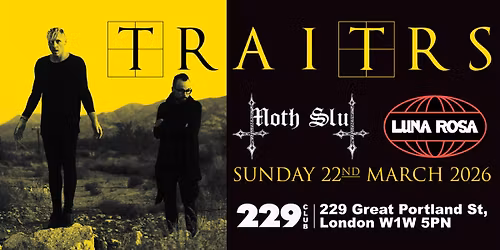 \u00a0TRAITRS\u00a0+ MOTH SLUT & LUNA ROSA