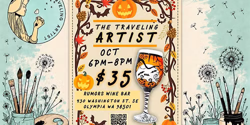 Paint and SIp Rumors Wine Bar