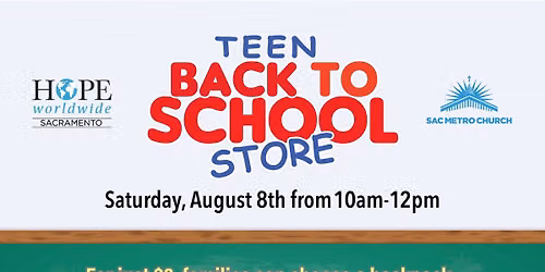 Teen Back to School Store