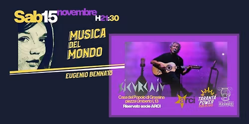 \ud83c\udfb6 MUSICA DEL MONDO | EUGENIO BENNATO @ SICURCAIV