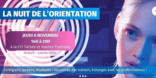 Nuit de l'Orientation \u00e0 la CCi de Tarbes avec la FDOT65