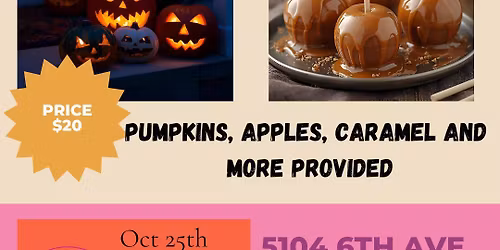Pumpkin Carving & Carmel Apple Time