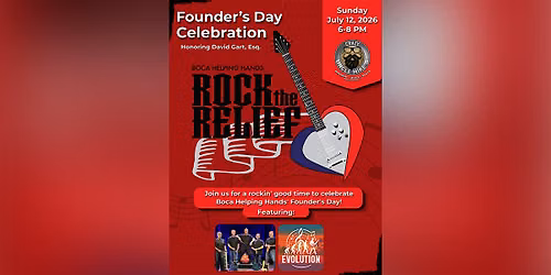 Rock The Relief Benefiting Boca Helping Hands