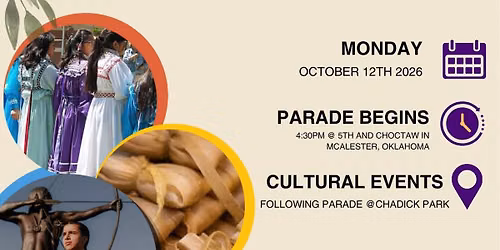 Indigenous Peoples\u2019 Day Celebration -Mcalester