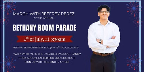 Team Perez: Bethany 4th of July Parade