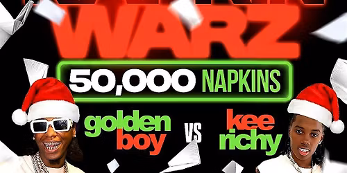 NAPKIN WARZ AFTER XMAS FRIDAY DEC 26 @ TIER NIGHT CLUB DOWNTOWN ORLANDO