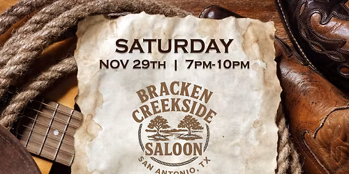 Acoustic Session at Bracken Creekside Saloon