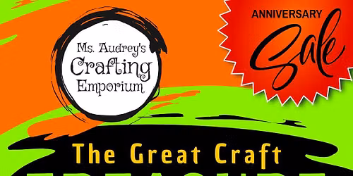 The Great Craft TREASURE HUNT @ Ms. Audrey's Crafting Emporium
