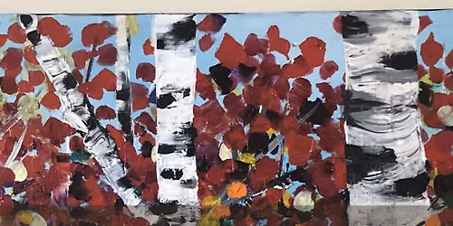 Birch Trees Acrylic class at  Glendale Community Association 6:00pm Wednesday, August 19, 2026