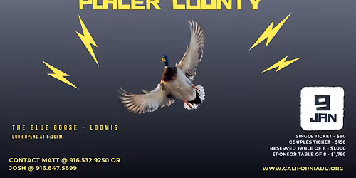 Ducks Unlimited Placer County Banquet