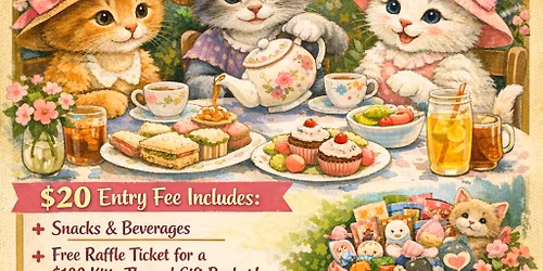 Kit-tea Tea Par-tea for Healing Animal SCARS 20th Anniversary 