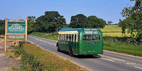 VISIT US BY VINTAGE BUS