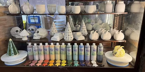 Sip & Glaze - Pottery Painting w\/ The Glazing Ladies