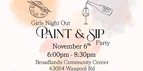 Girls Night Out Paint & Sip