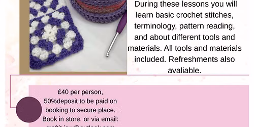 Beginner crochet lessons