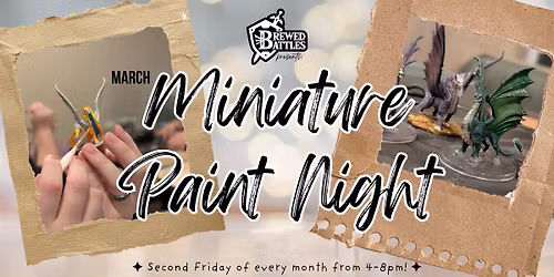 Miniature Paint Night