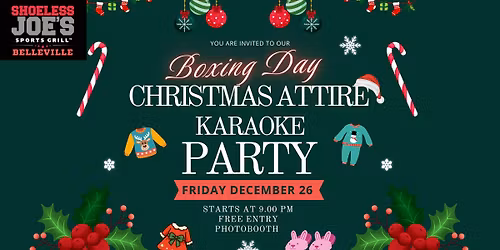 Christmas Attire Karaoke Party 