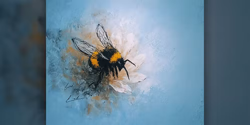 Happy Little Chubby Bee - Paint Along (& NA Sip)