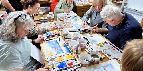 \ud83c\udfa8Beginners Half-Day Watercolour Workshop Sunday 28th June \ud83d\udc69\u200d\ud83c\udfa8 \ud83d\udc68\u200d\ud83c\udfa8. \ud83c\udf1f3 x places